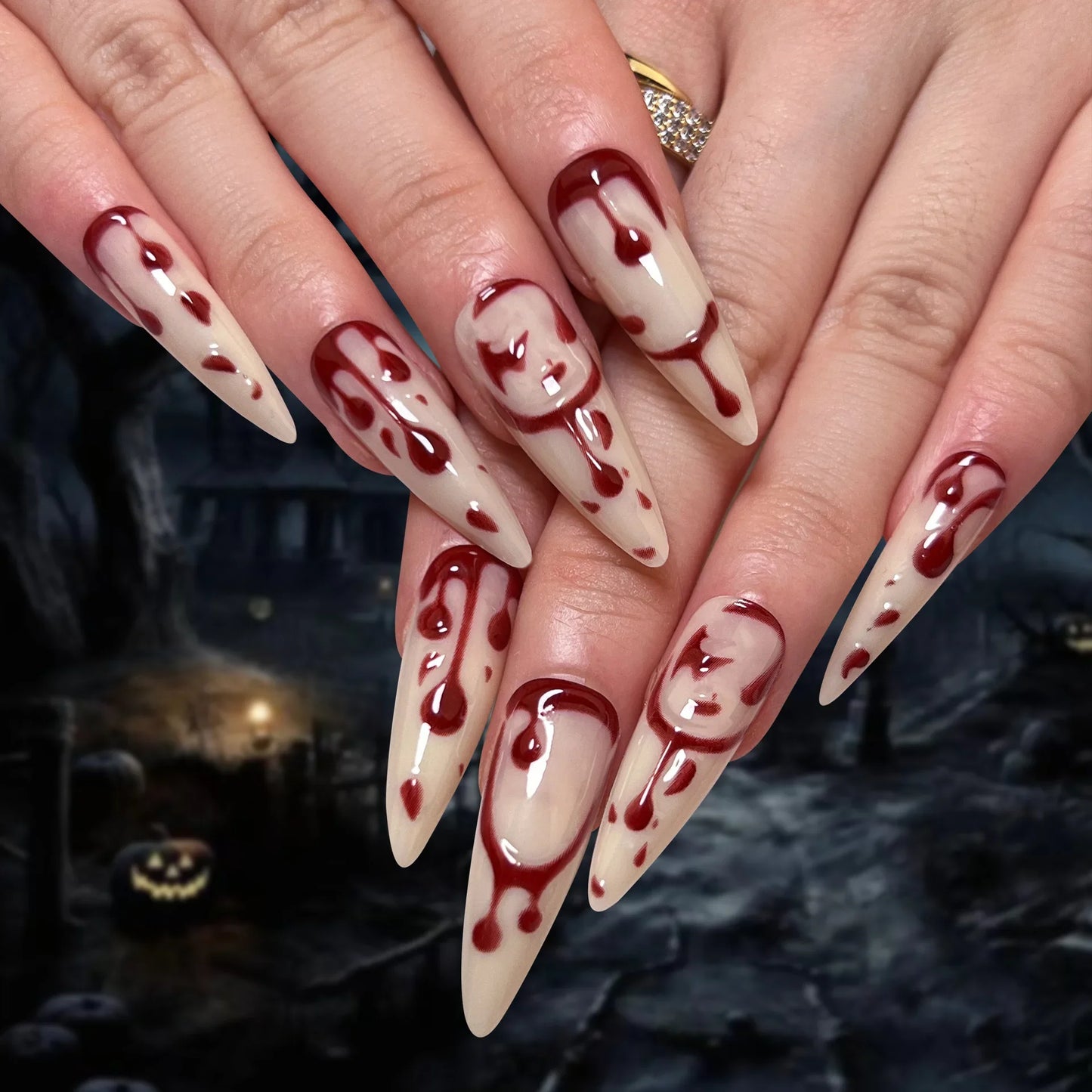 Halloween Press-On Nails – Glitter & Glam Limited Edition
