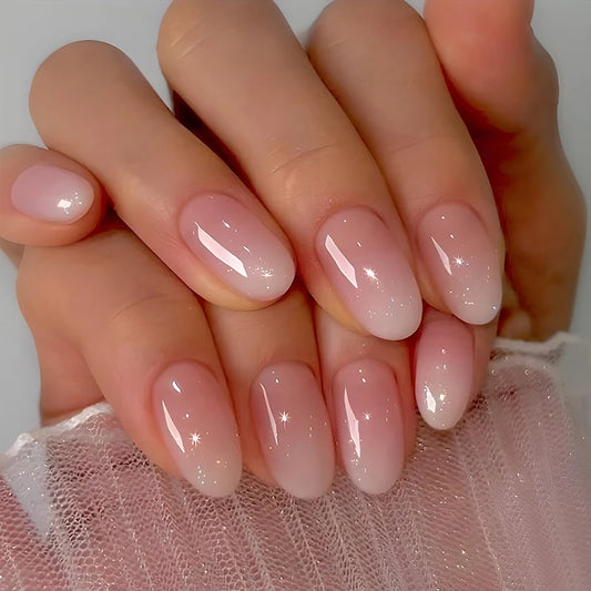 Oval & Almond Press-On Nails – Elegant, Natural Styles for Everyday Wear