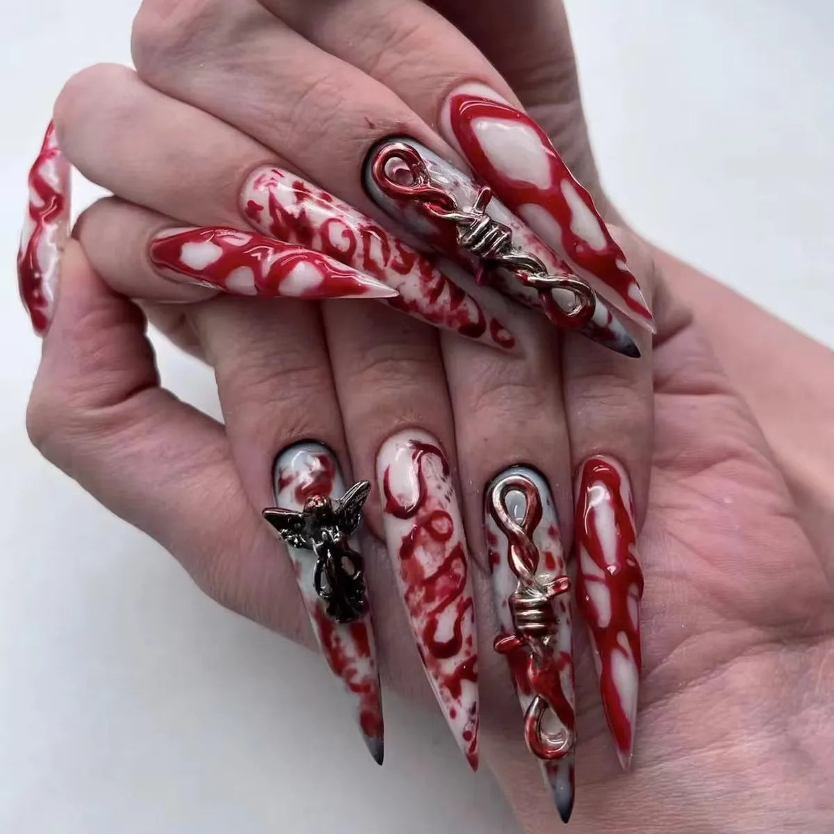 Halloween Press-On Nails – Glitter & Glam Limited Edition