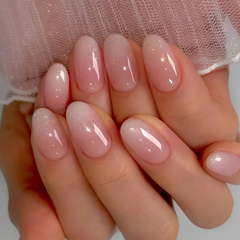 Oval & Almond Press-On Nails – Elegant, Natural Styles for Everyday Wear